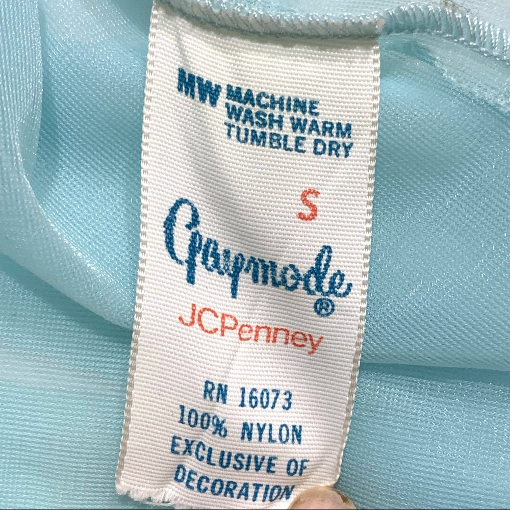 Vintage 60s JC Penney Gaymode Lingerie Bed Jacket - Picture 7 of 11